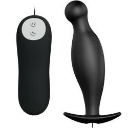 plug anal silic 12 vib noir